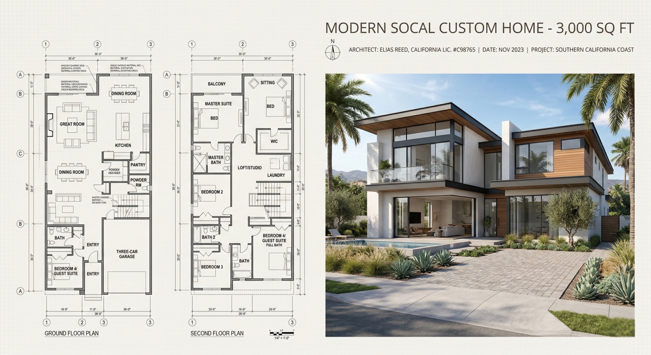 The Apex — Modern style home