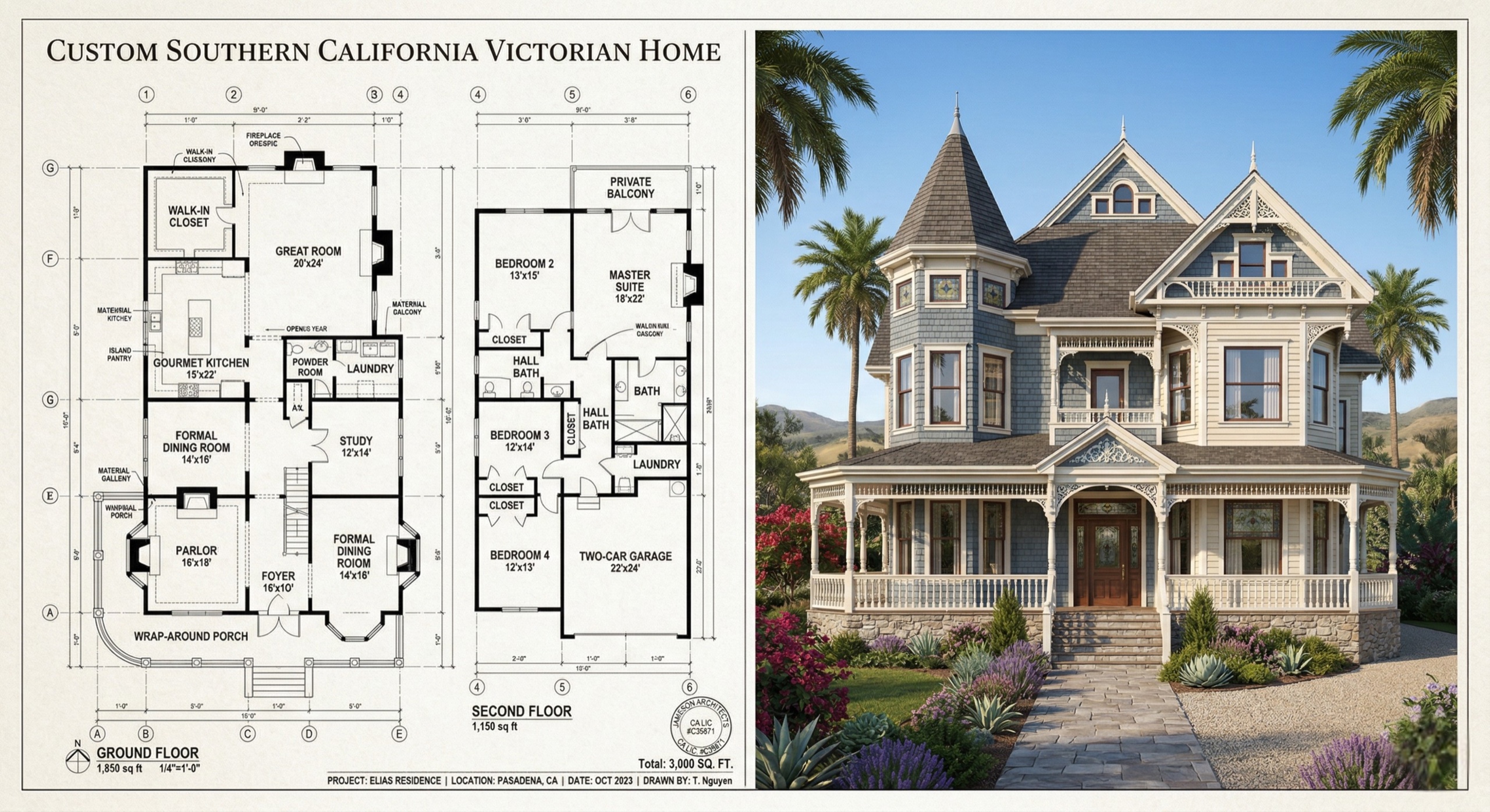 The Belmont — Victorian style home